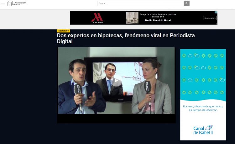 vídeo hipotecas a tipo fijo de Periodista Digital